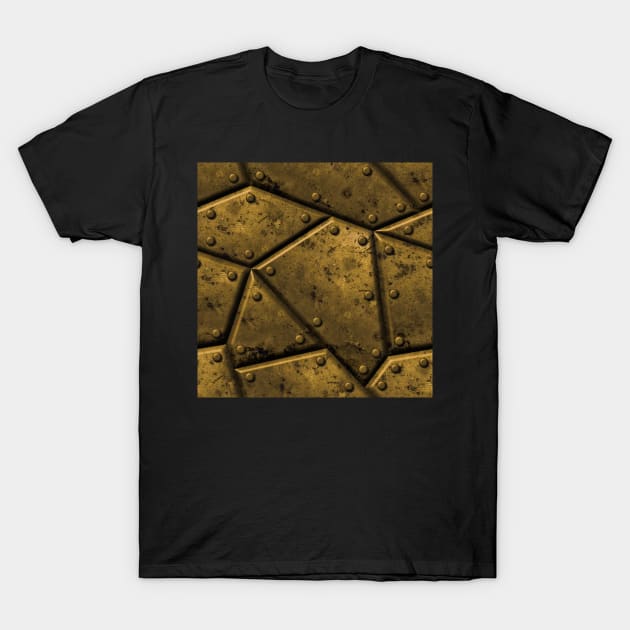 Armored Gold T-Shirt by implexity